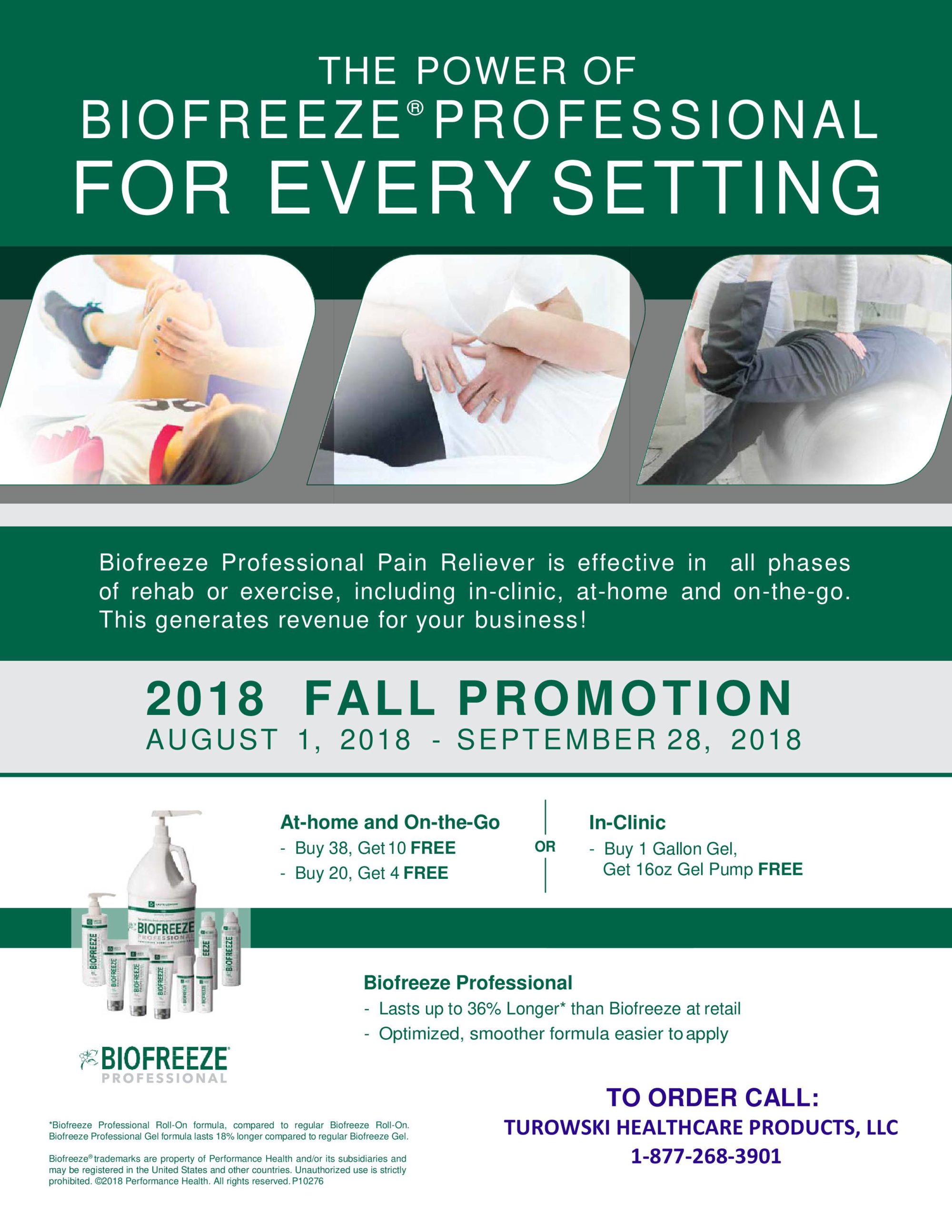 _Biofreeze Promo Fall 20182 Turowski Healthcare Products, LLC